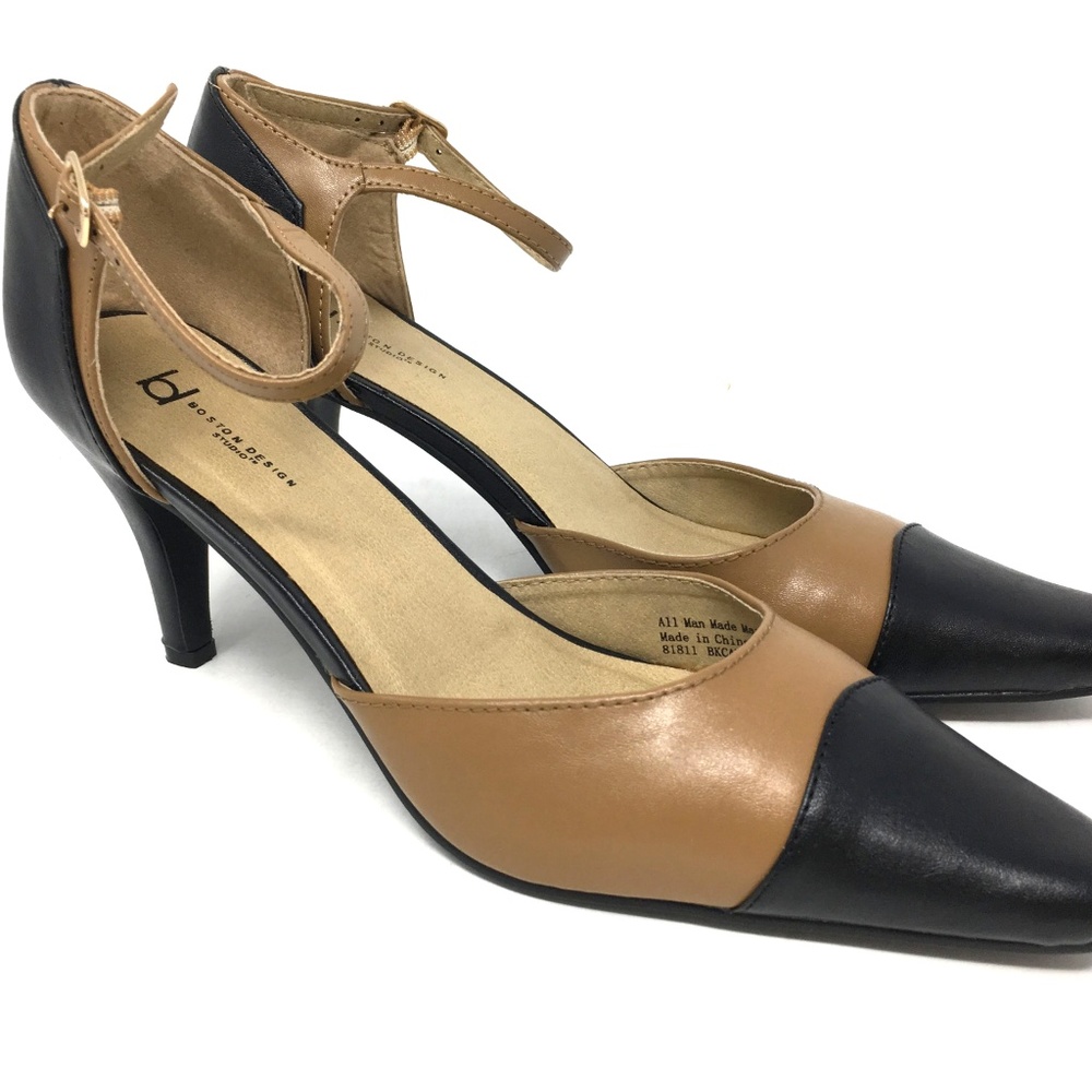 Boston Design Studio Woman Pumps Size 8M Brown